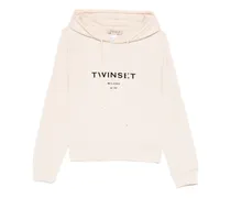 Jogginganzug mit Logo-Detail - Nude