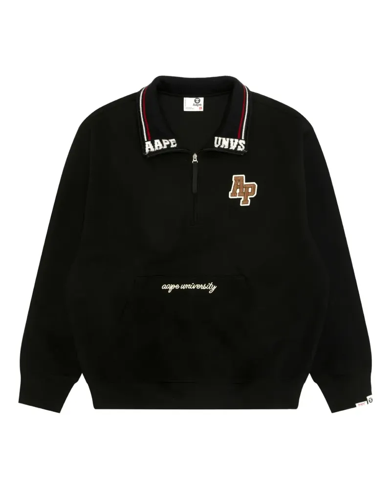 BAPE Sweatshirt mit Reißverschluss - Schwarz Schwarz