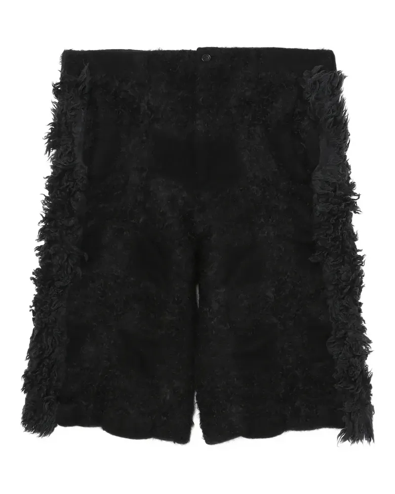 Comme des Garçons fringed shorts - Schwarz Schwarz