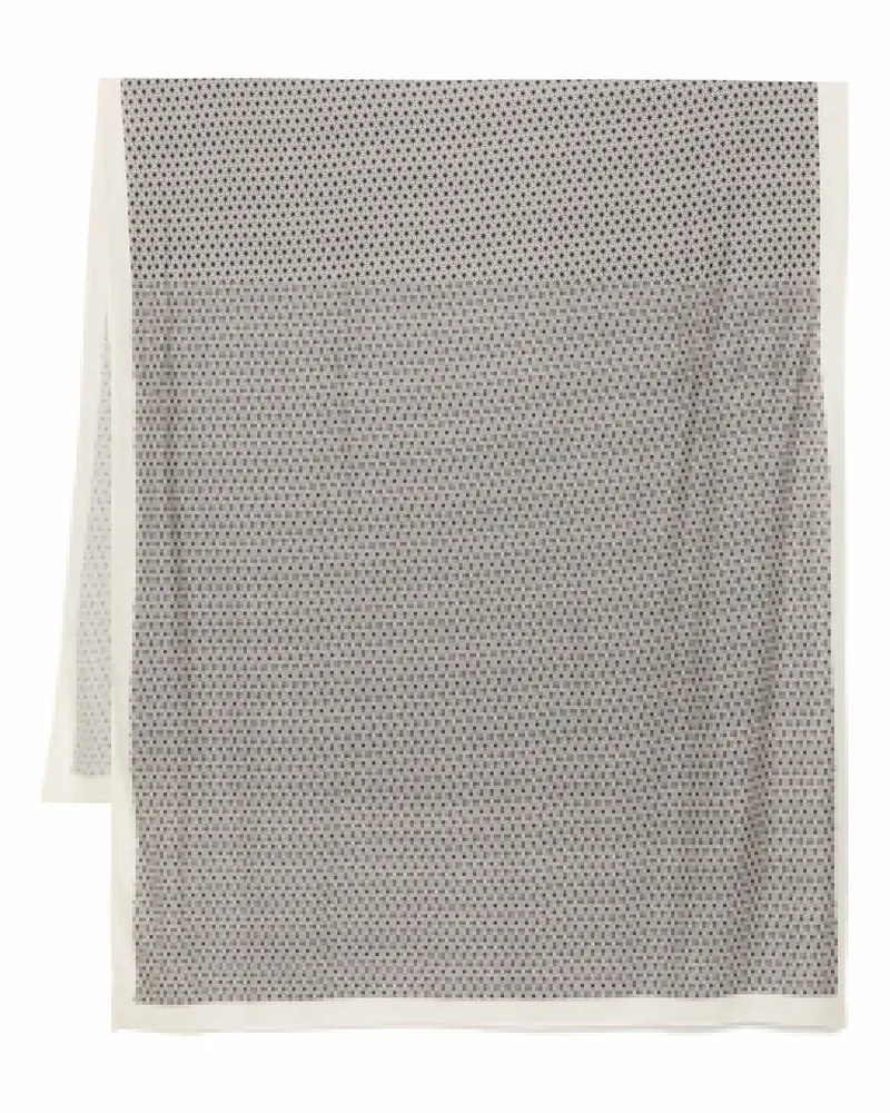 N.Peal Hexagonal Pashmina Schal - Blau Blau