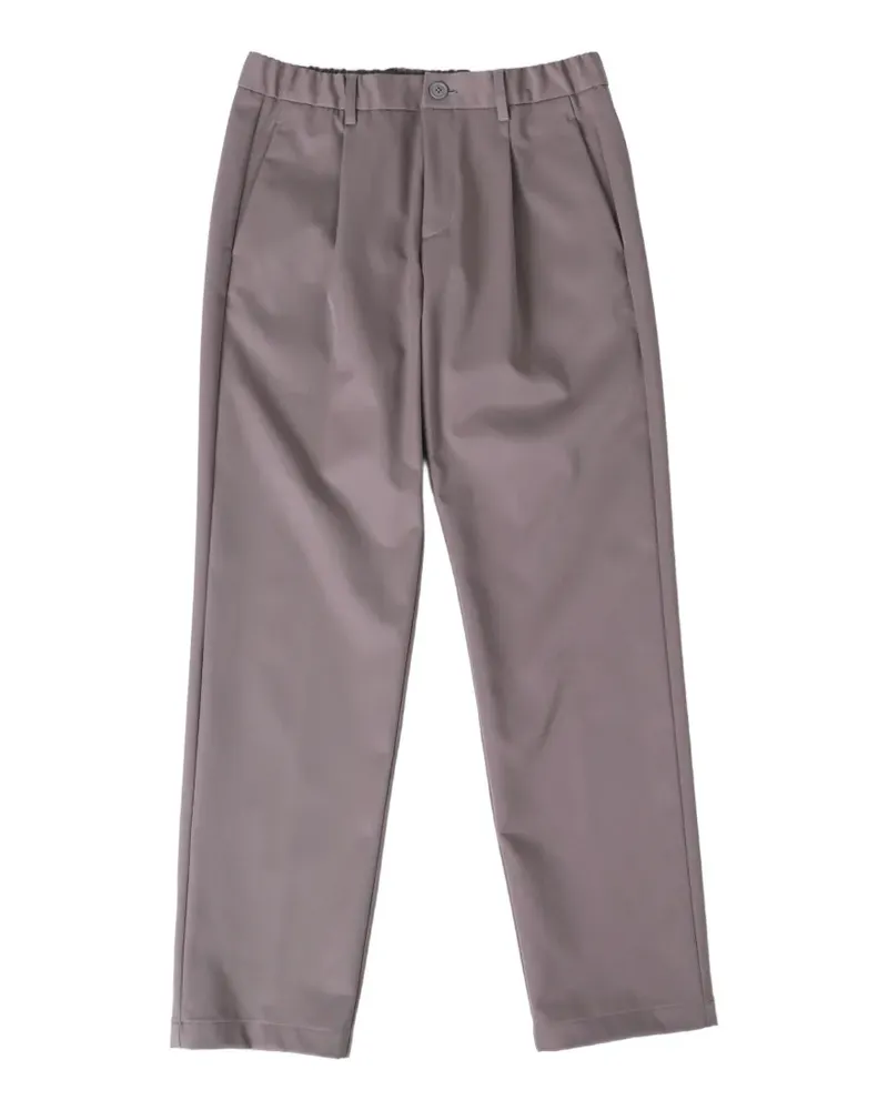 Herno pleated elasticated-waistband trousers - Nude Nude