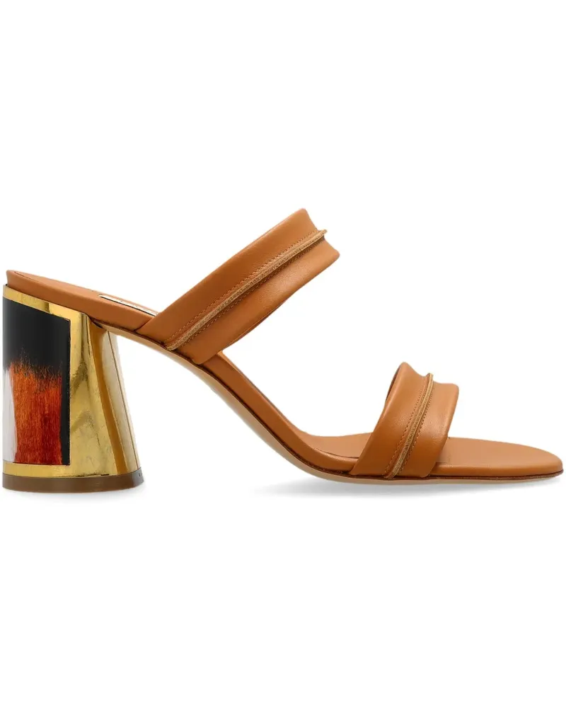 Casadei Riemchensandalen mit Blockabsatz - Nude Nude