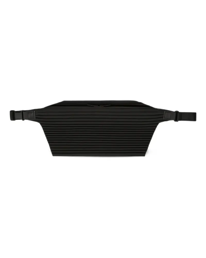 Issey Miyake pleated belt bag - Schwarz Schwarz