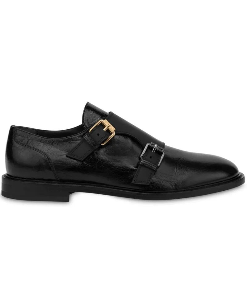 Moschino Klassische Monk-Schuhe - Schwarz Schwarz