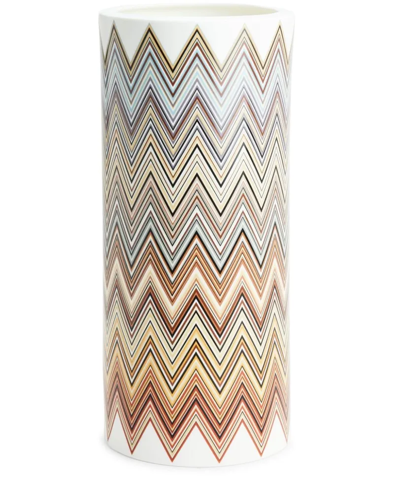 Missoni Home Zig Zag Jarris Vase - Weiß Weiß