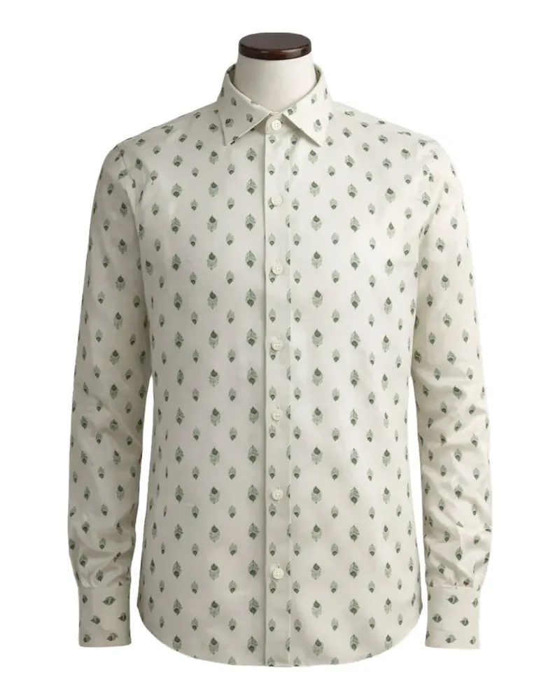 Amiri Peacock long-sleeve shirt - Nude Nude