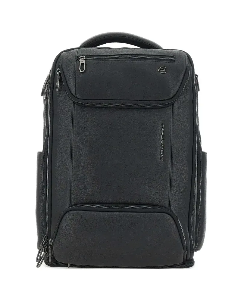 Piquadro Laptop-Rucksack mit 15,6 Zoll - Schwarz Schwarz