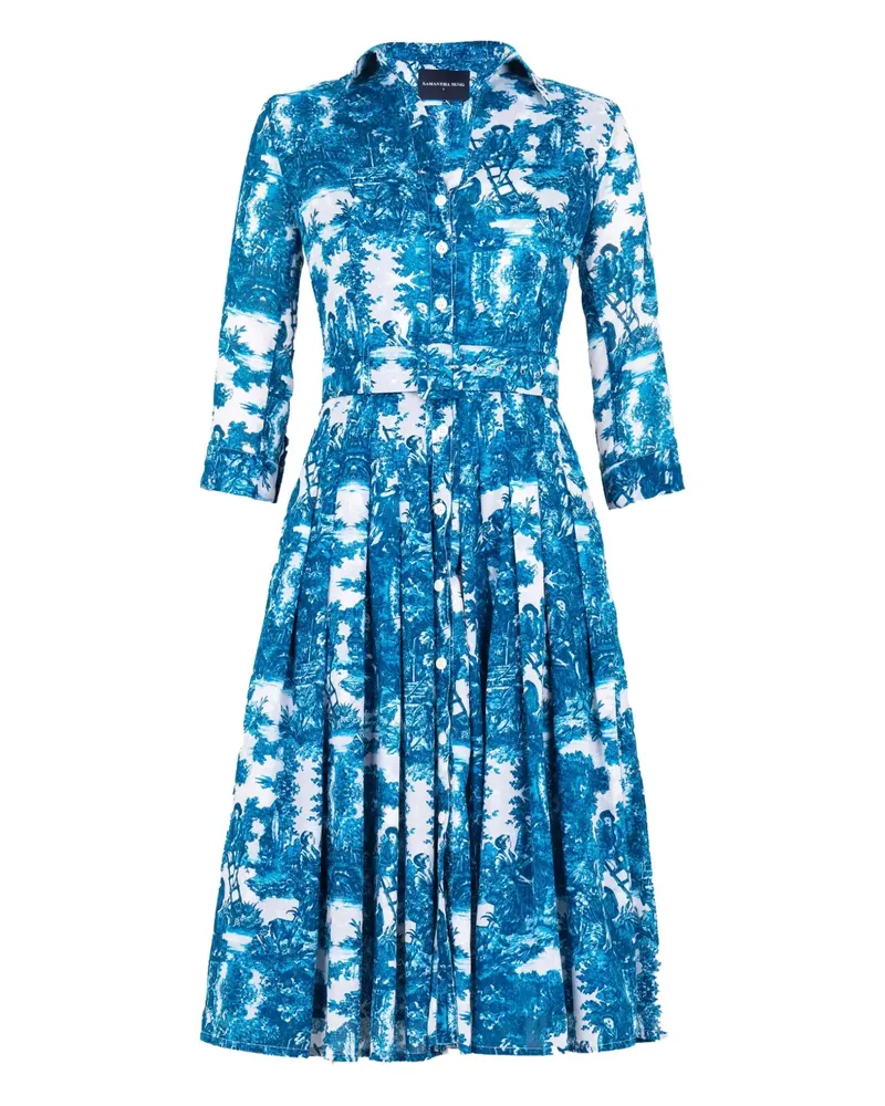 Samantha Sung Audrey Hemdkleid - Blau Blau
