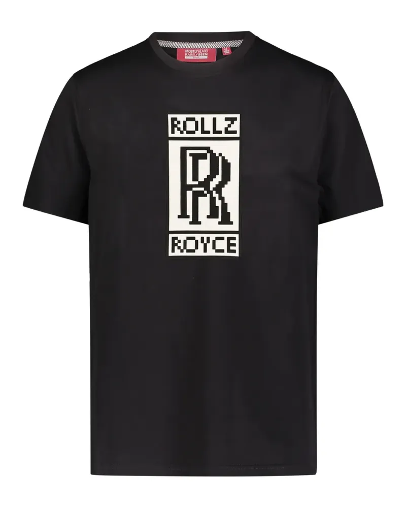Mostly Heard Rarely Seen T-Shirt mit rundem Ausschnitt - Schwarz Schwarz