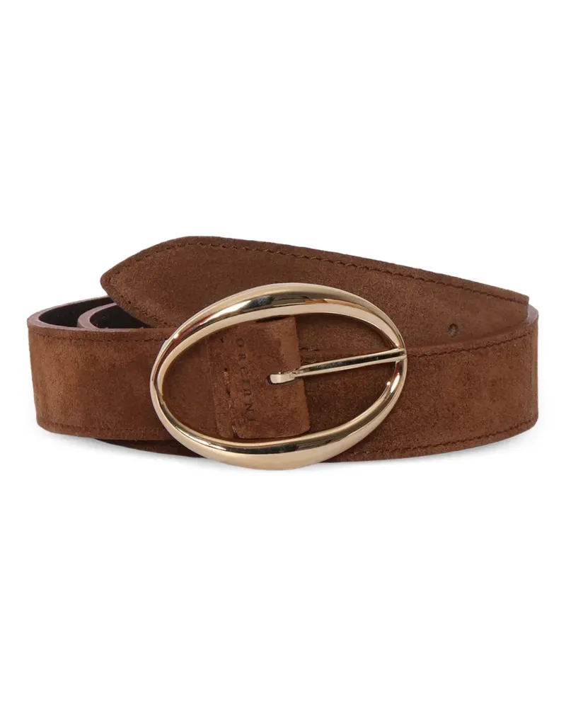 Orciani Gürtel mit ovaler Schnalle - Braun Braun