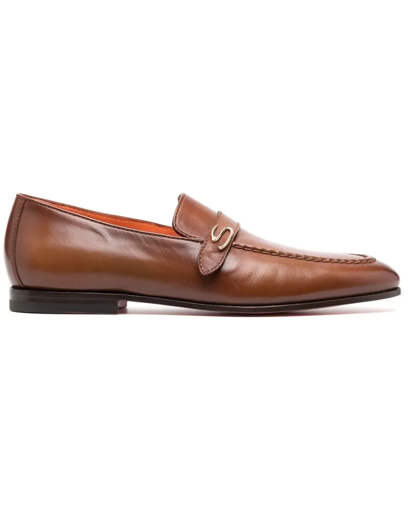 Santoni Klassische Loafer - Braun Braun