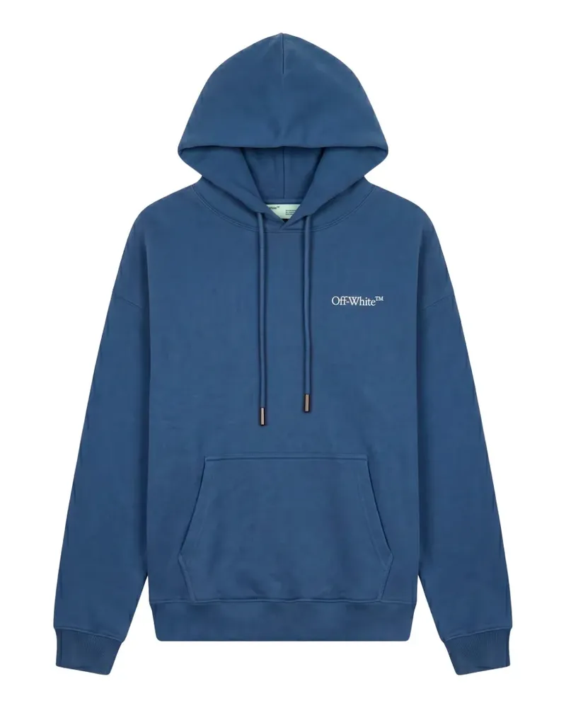 OFF-WHITE Hoodie mit Arrows-Print - Blau Blau