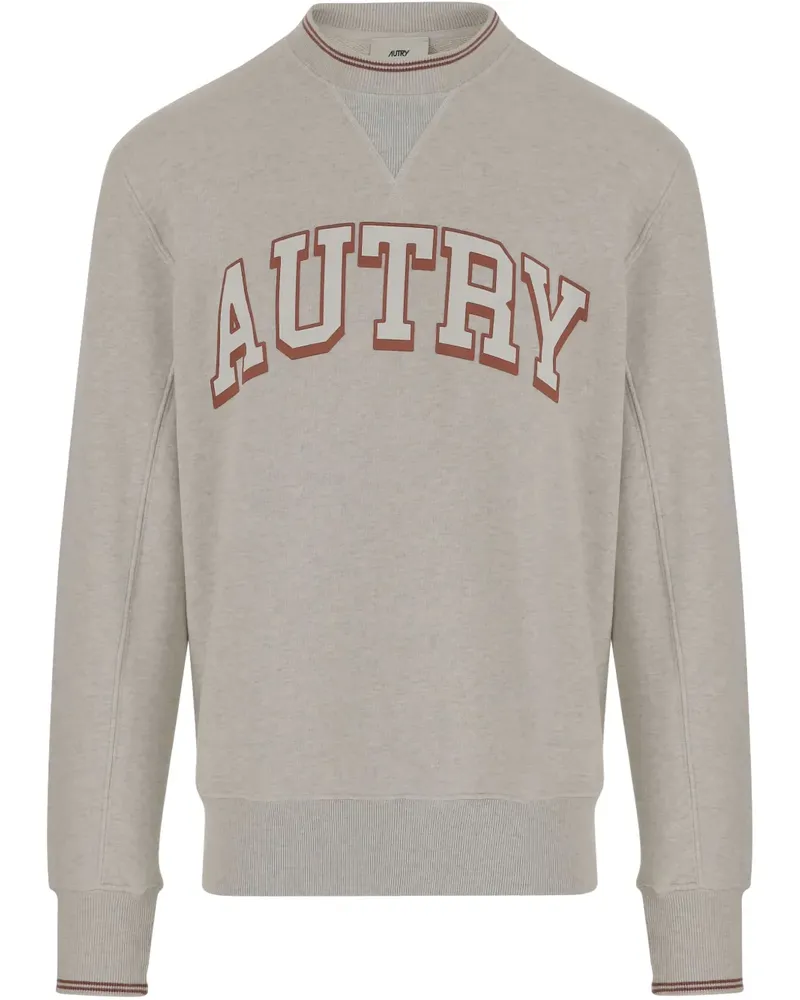 AUTRY Sweatshirt mit Logo-Print - Grau Grau