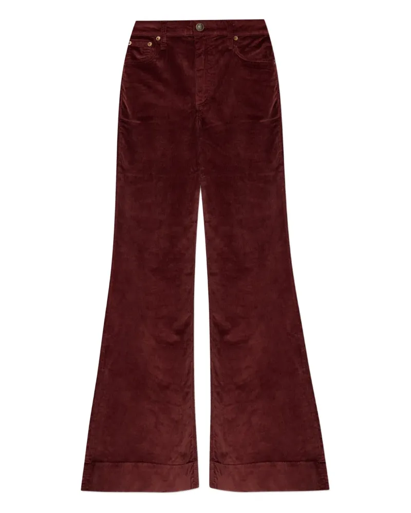 Rag & Bone Ausgestellte Cordjeans - Rot Rot
