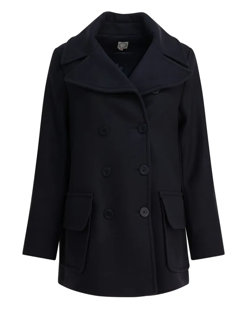 Inès de la Fressange Séraphine patch-pocket coat - Blau Blau