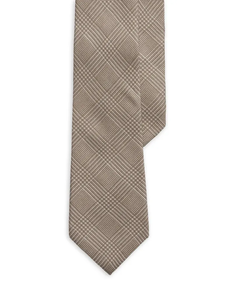 Ralph Lauren glen plaid tie - Nude Nude