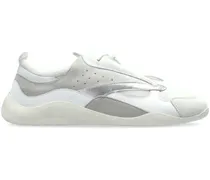 Sneakers aus Leder - Weiß