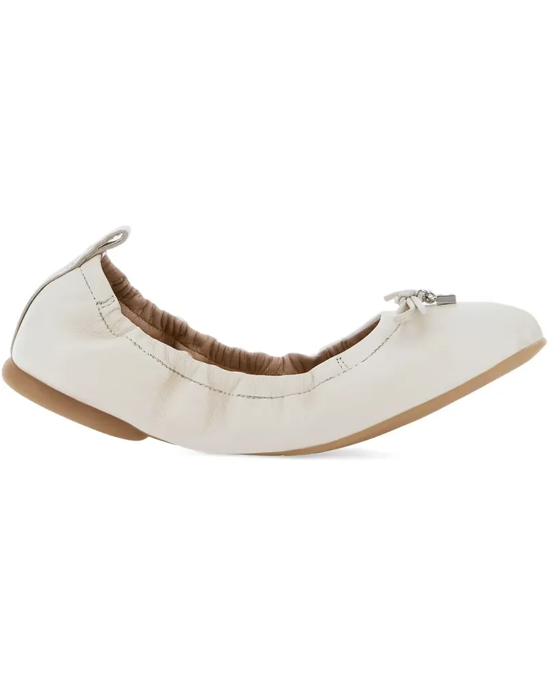 Hogan Ballerinas aus Leder - Weiß Weiß