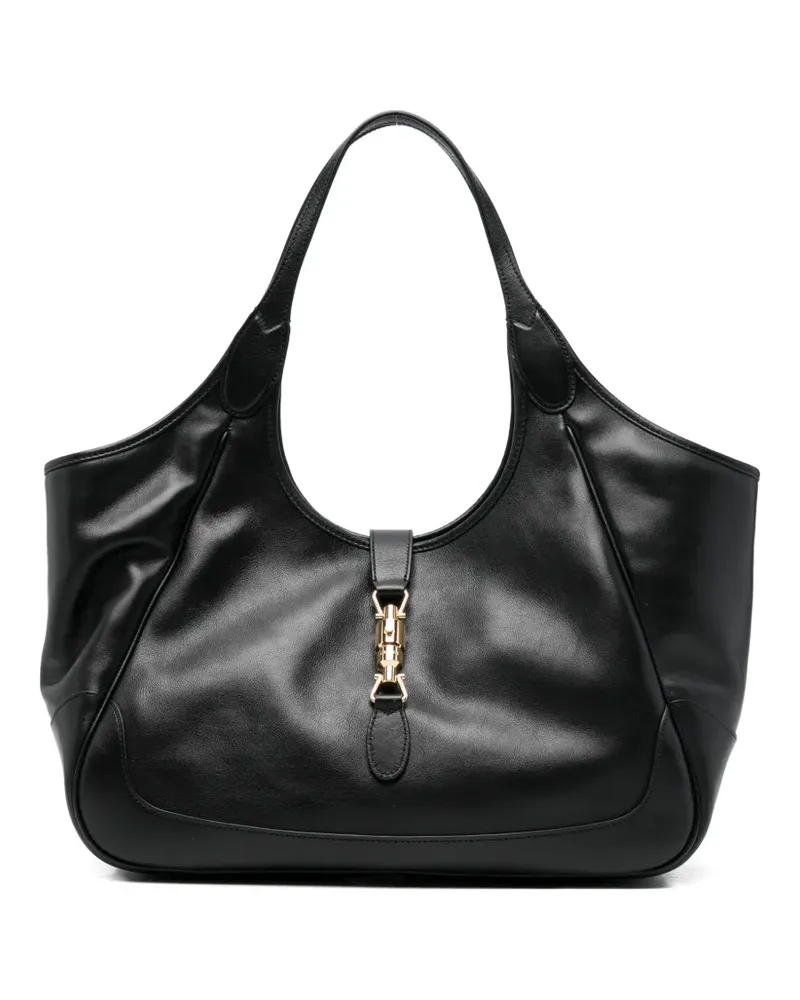 Gucci Mittelgroße Mercato Tote Bag - Schwarz Schwarz