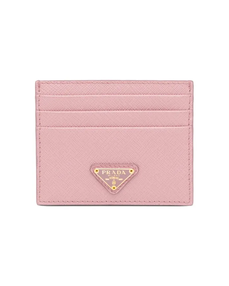 Prada Kartenetui aus Saffiano-Leder - Rosa Rosa