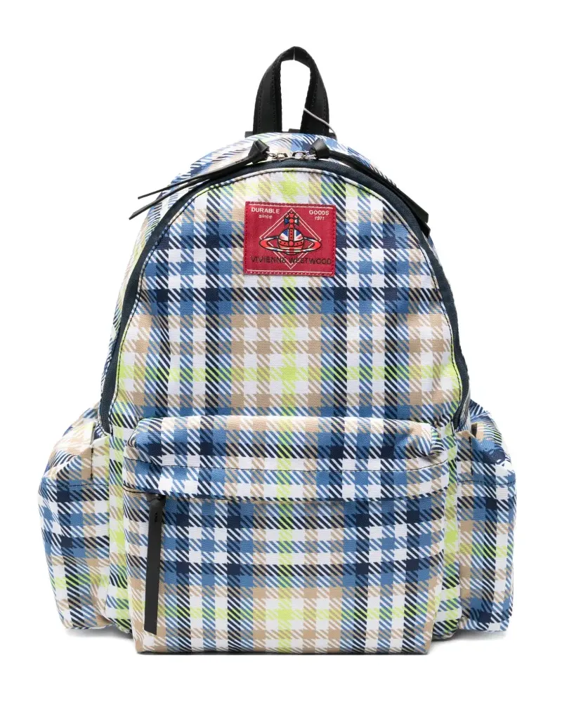 Vivienne Westwood medium George tartan-print backpack - Weiß Weiß