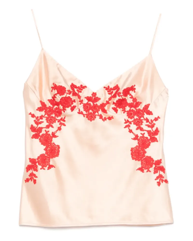 Ermanno Scervino floral top - Nude Nude