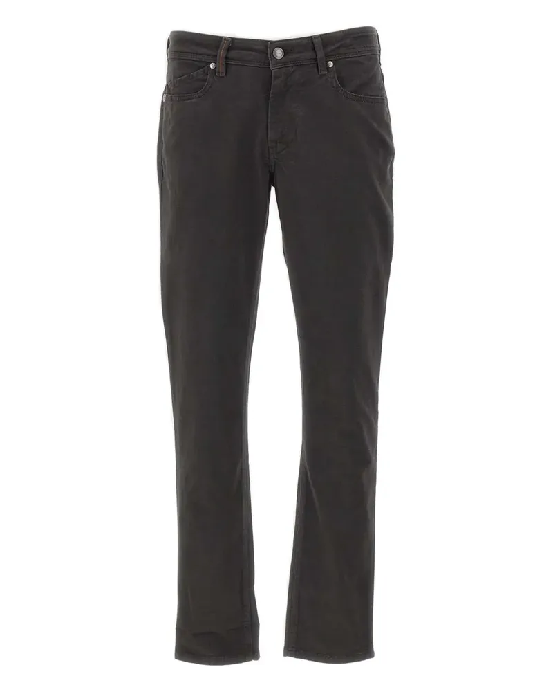 Re-HasH Rubens Z Hose mit Logo-Patch - Grau Grau