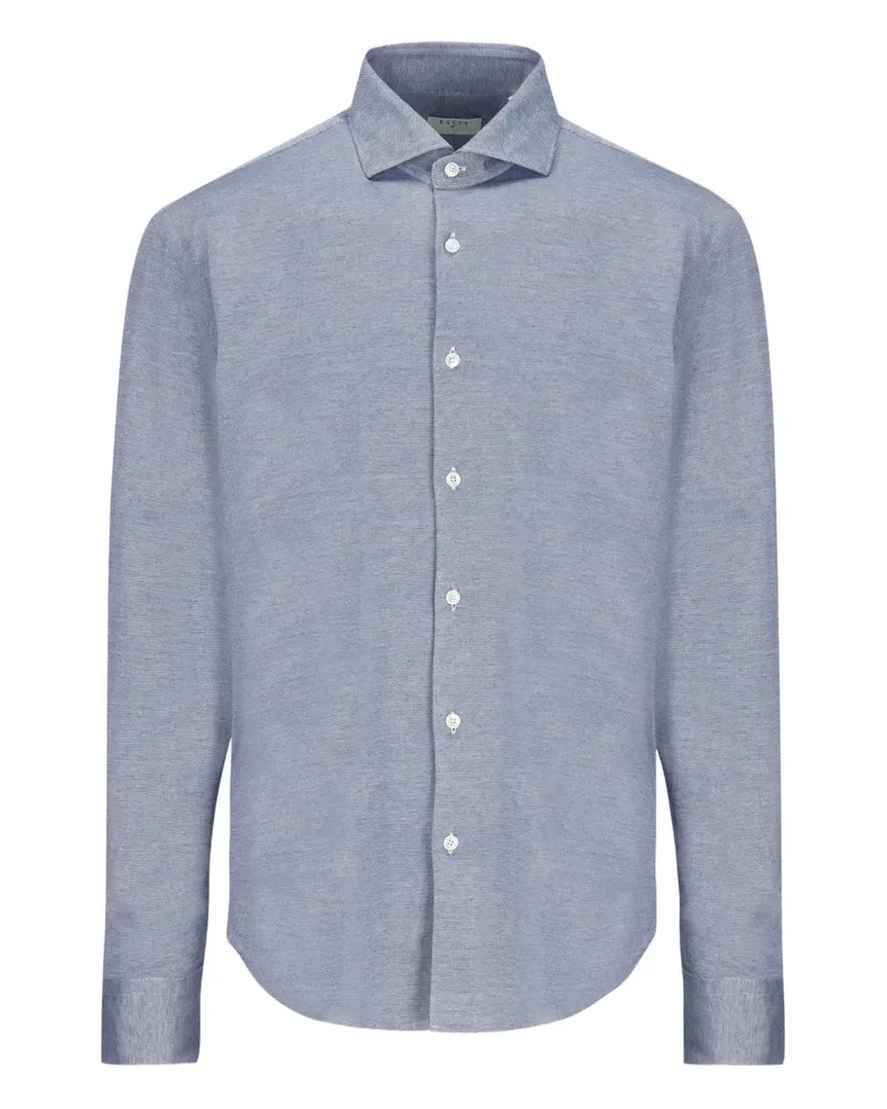 XACUS Strukturiertes Hemd - Blau Blau