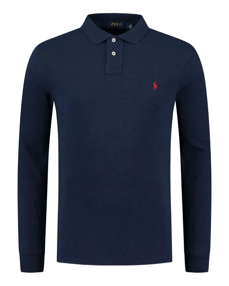 Ralph Lauren Langärmeliges Poloshirt - Blau Blau