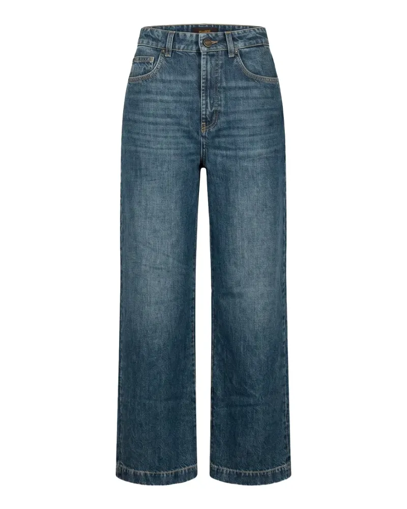 MOORER Jeans mit geradem Bein - Blau Blau