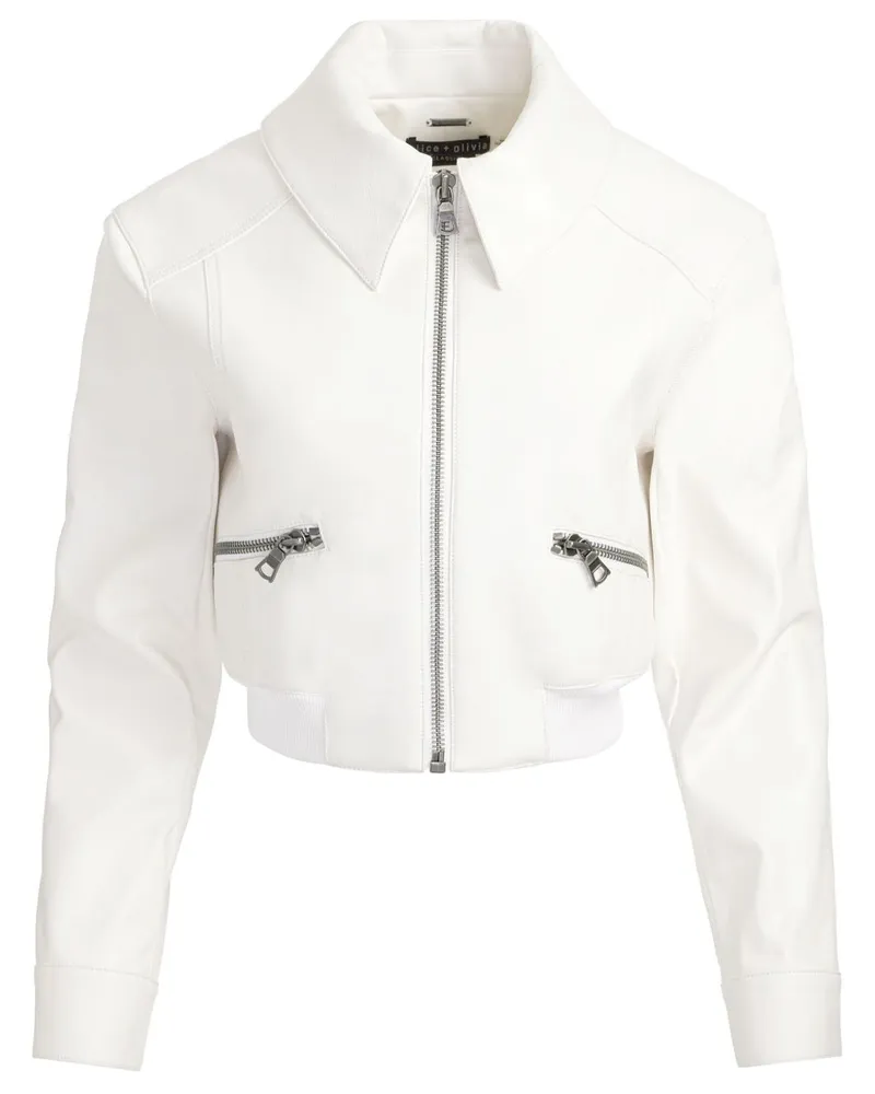 Alice + Olivia Hyde Jacke - Weiß Weiß