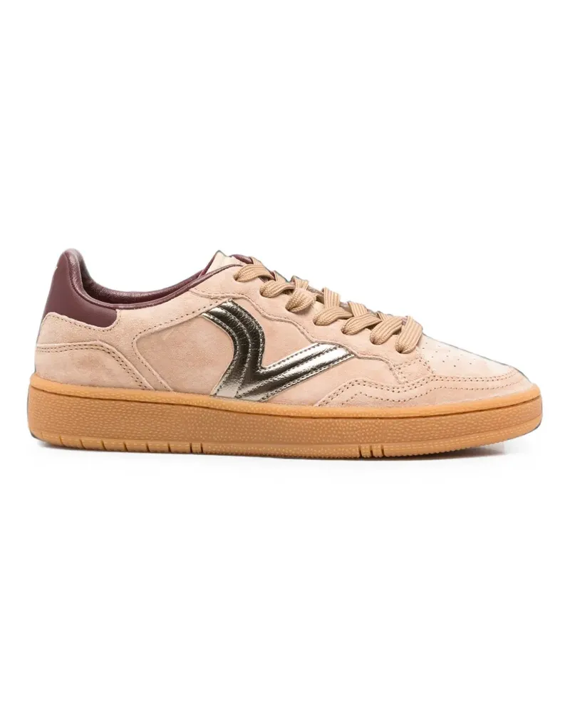 Victoria logo-patch panelled sneakers - Braun Braun