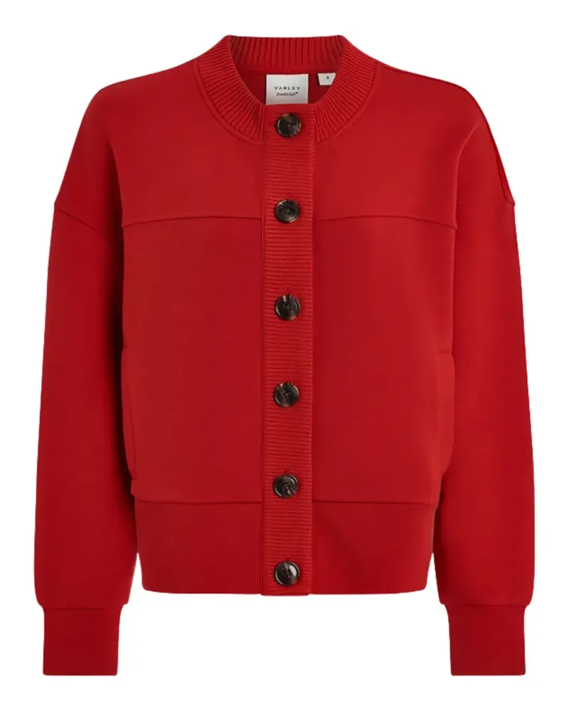 Varley Olwen Sweatshirt mit Knöpfen - Rot Rot