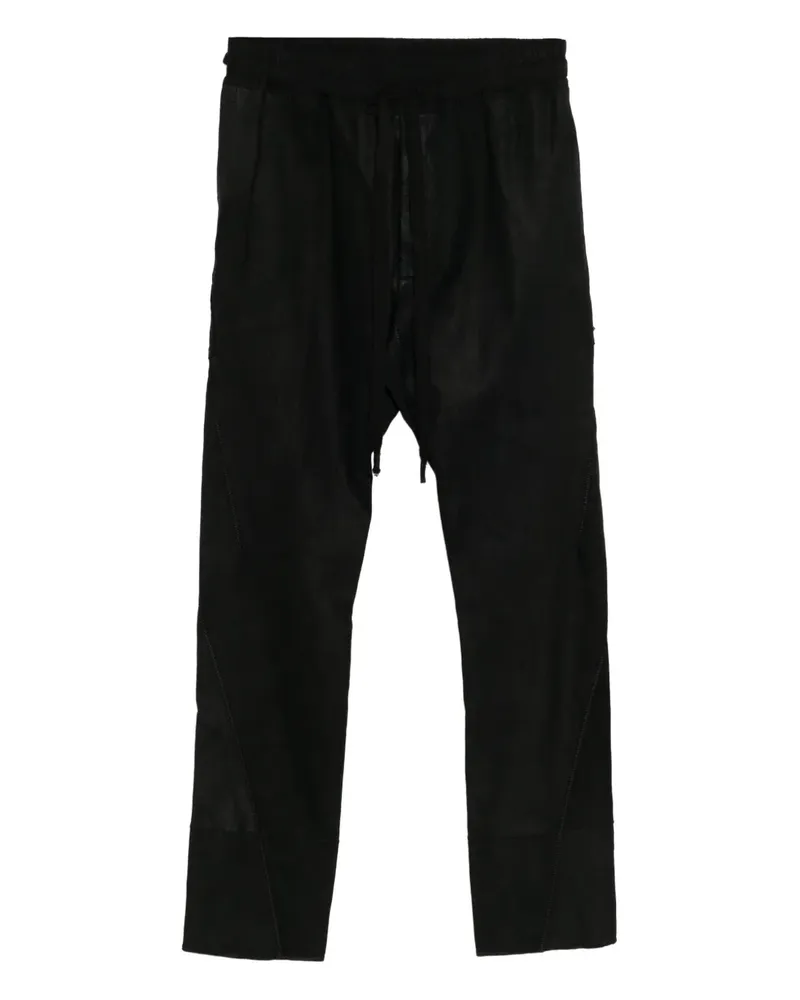 Isaac Sellam Hose mit Torsade-Muster - Schwarz Schwarz