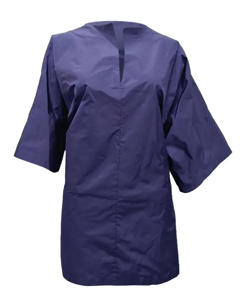 Max Mara V-neck shift dress - Blau Blau