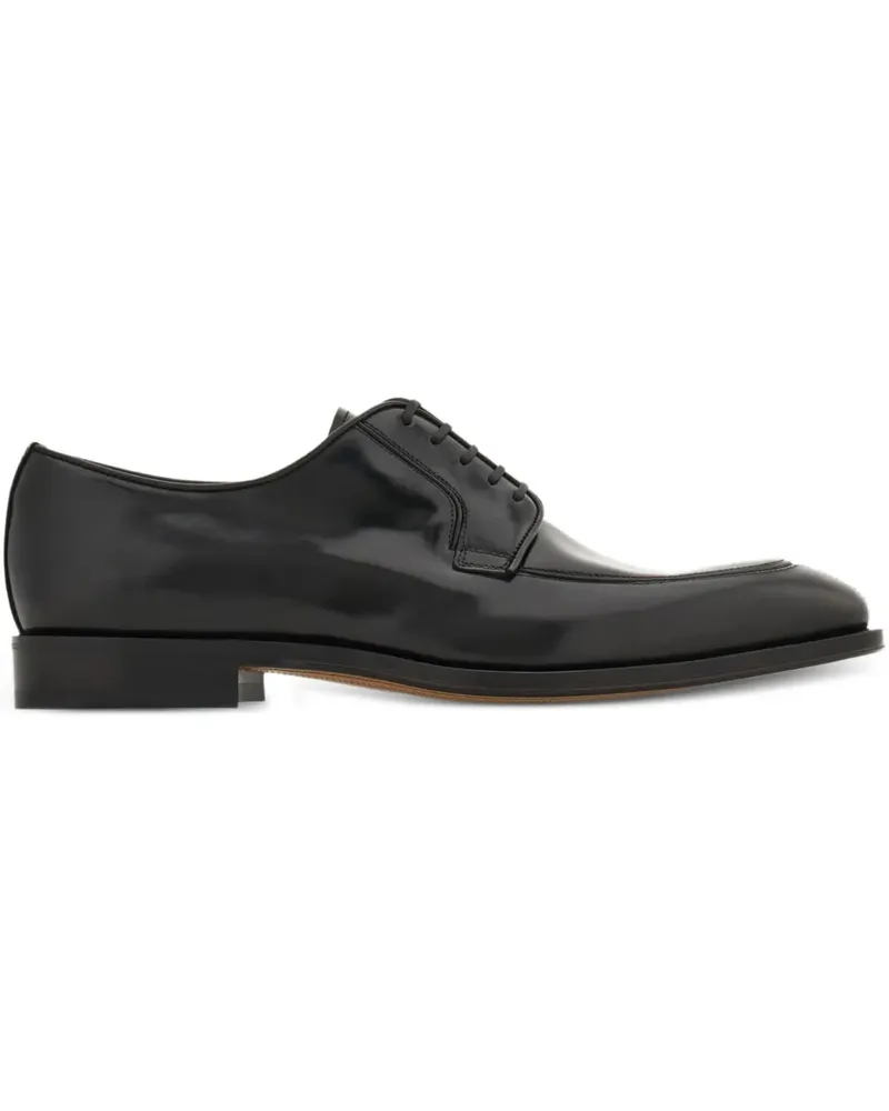 Ferragamo Derby-Schuhe aus Leder - Schwarz Schwarz