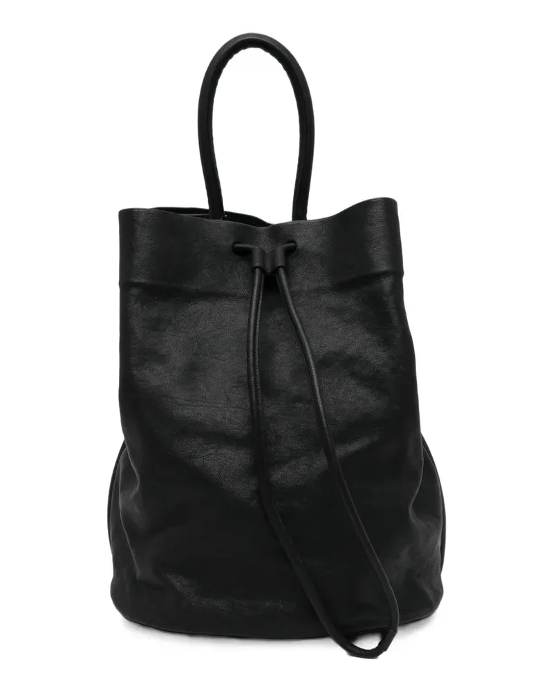 Uma Wang Große Sac Handtasche - Schwarz Schwarz