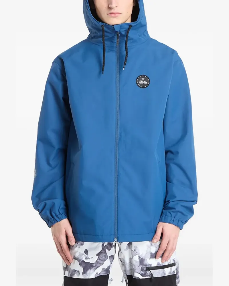 Horsefeathers Argon Hoodie mit Logo-Patch - Blau Blau