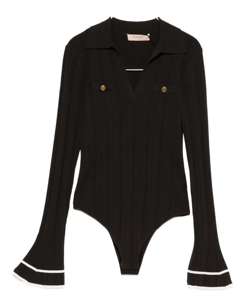 Twin-Set V-neck top - Braun Braun