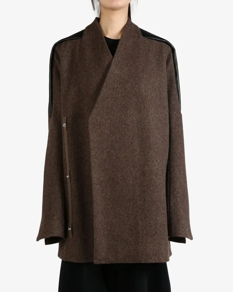 Rick Owens double-breasted jacket - Braun Braun