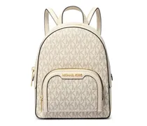 Extrakleiner Jaycee Rucksack mit Monogrammmuster - Nude