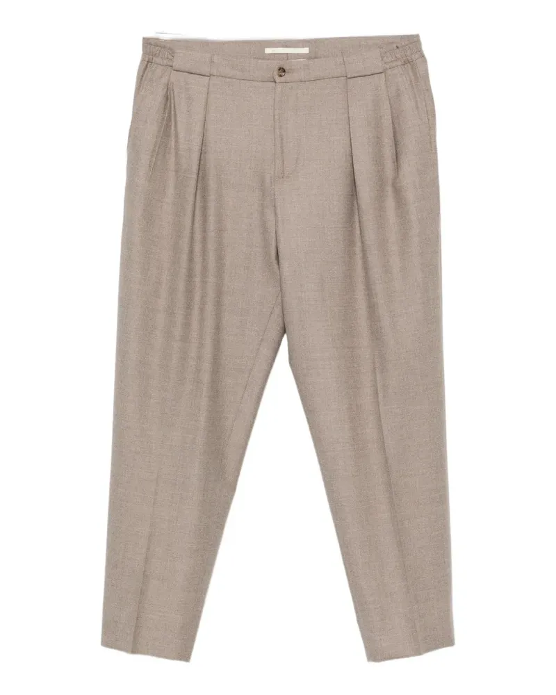 Briglia 1949 Plissierte Tapered-Hose - Nude Nude