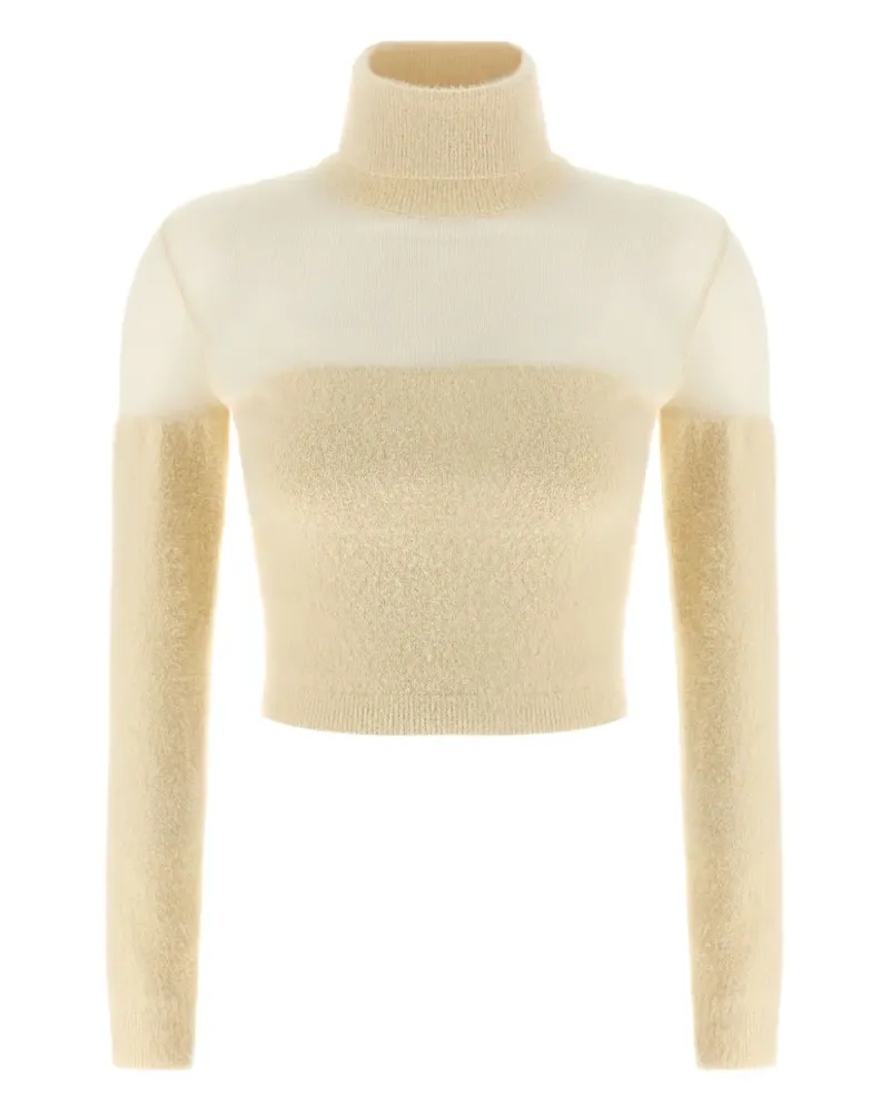 Elisabetta Franchi turtleneck sweater - Nude Nude
