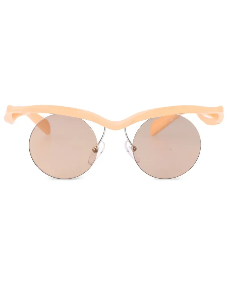 Prada Morph Sonnenbrille mit rundem Gestell - Rosa Rosa
