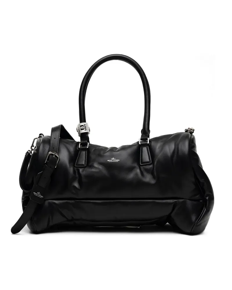 MIHARAYASUHIRO Gesteppte "Pucker" Reisetasche - Schwarz Schwarz