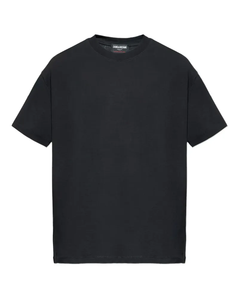 Zadig & Voltaire T-Shirt mit Totenkopf - Schwarz Schwarz