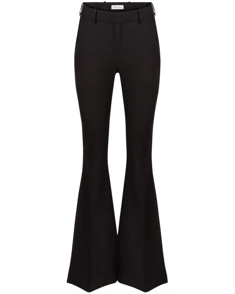 Nina Ricci Ausgestellte Hose - Schwarz Schwarz