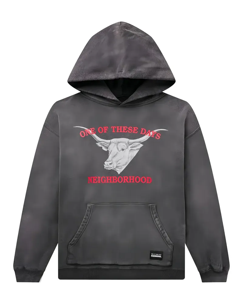 Neighborhood x One of These Days graphic hoodie - Grau Grau