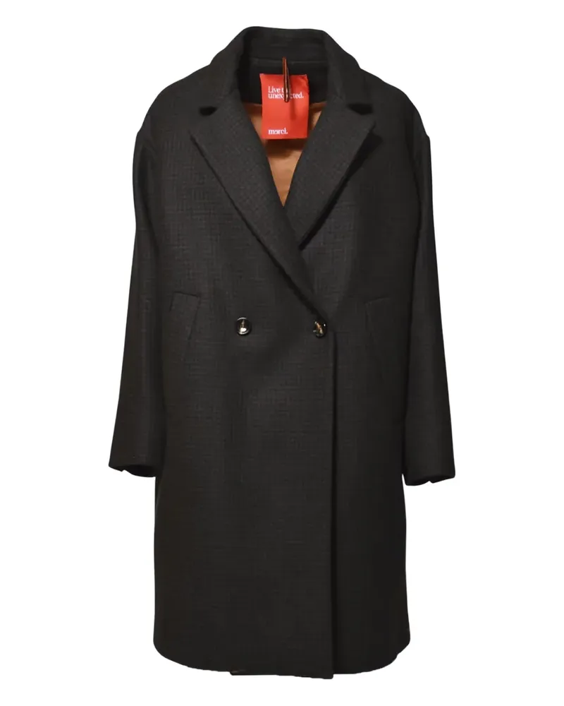 ..,merci double-breasted coat - Braun Braun