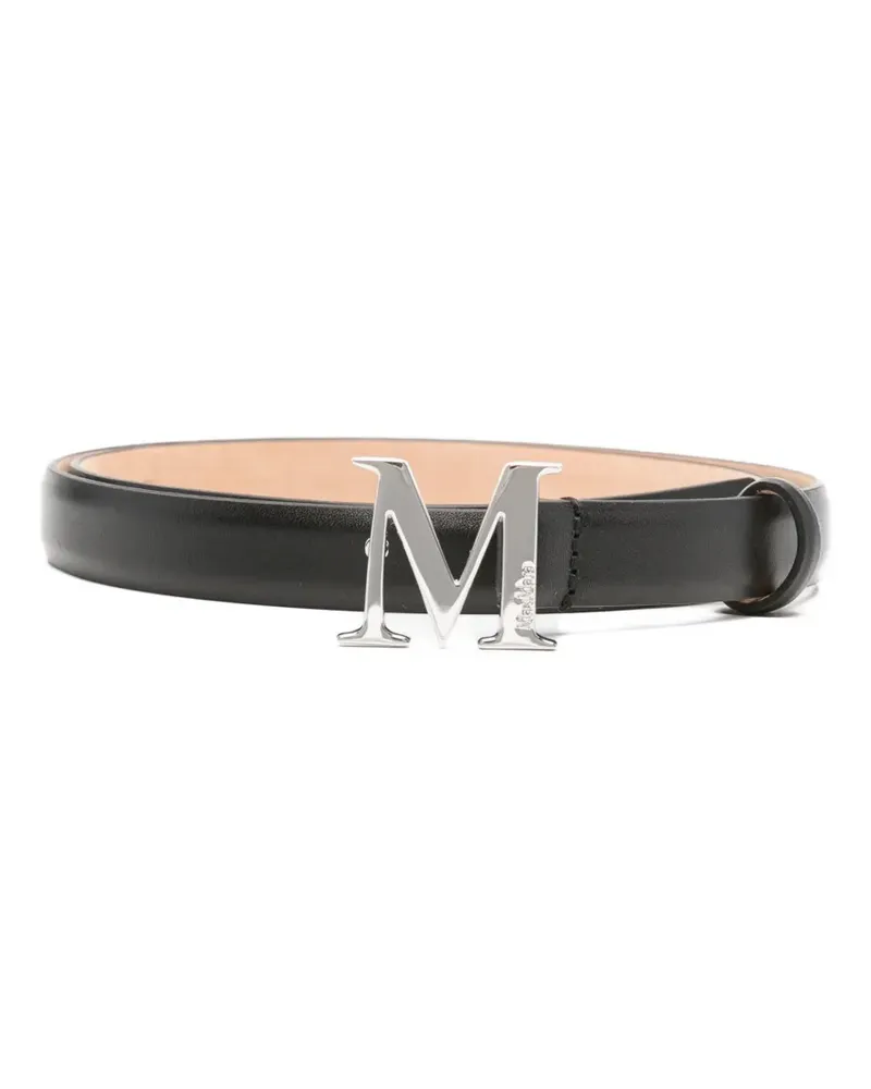 Max Mara leather belt - Schwarz Schwarz